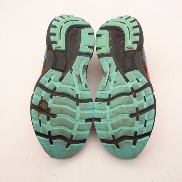 Brooks Ghost 15 Women’s Size 10 Running Lace Up Shoes Orange Teal 1203801B617 - Picture 7 of 8